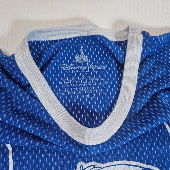 Disney Parks Shirt Womens Small Blue Stitch Lilo & Stitch Ringer Football Tee - Picture 4 of 6